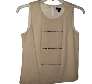 J. Crew size 4 classy baddazed front sleeveless blouse. 076